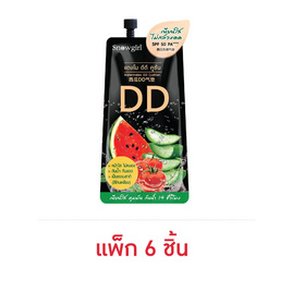 Snowgirl ดีดีคูชั่น Watermelon DD Cushion 9 กรัม (แพ็ก 6 ชิ้น) - Snowgirl, ครีมซอง รองพื้น บีบี & ซีซีครีม