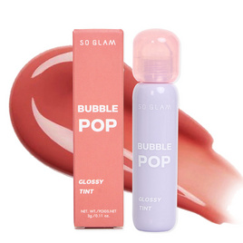 So Glam ลิปกลอส Bubble Pop Glossy Tint 3 กรัม - So Glam, ลิปกรอส