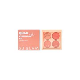 So Glam พาเลทอายแชโดว์ QUAD EYESHADOW KIT 8 กรัม - So Glam, 7Online