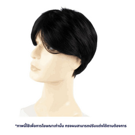 Softkiss วิกผมสั้นสไตล์เกาหลีผู้ชาย Short wig สีดำ - Softkiss, อุปกรณ์อื่นๆ