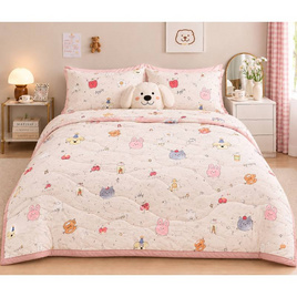 Sunday stories ผ้านวมไหมญี่ปุ่น ลาย Sweet Pawty - sunday stories, ผ้านวม ผ้าห่ม