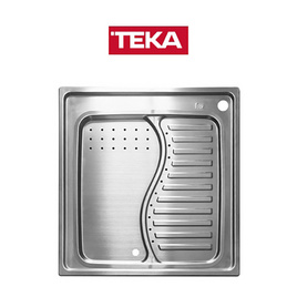 TEKA ซิงค์ฝัง 1หลุม สเตนเลส รุ่น NOVA C 1B ฟรี ก๊อกน้ำเย็น - Teka, ห้องครัวและอุปกรณ์