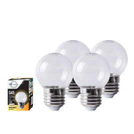 TFC หลอดปิงปอง LED 0.5 วัตต์ ขั้ว E27 แสงวอร์มไวท์ / 4ชิ้น - TFC, หลอดไฟ