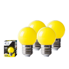 TFC หลอดปิงปอง LED 0.5 วัตต์ ขั้ว E27 แสงสีเหลือง / 4ชิ้น - TFC, หลอดไฟ LED