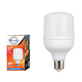 TFC หลอด LED เอ็กตร้าโปร 20 วัตต์ ขั้ว E27 แสงเดย์ไลท์ - ขาว - TFC, หลอดไฟ LED