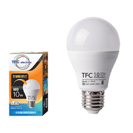 TFC LED A60 ปรับหรี่แสง 10 วัตต์ ขั้ว E27 แสงเดย์ไลท์ -ขาว - TFC, TFC