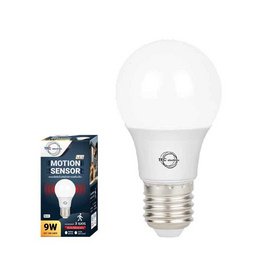 TFC LED A60 โมชั่น เซนเซอร์ 9 วัตต์ 100-240V Warmwhite - TFC, โคมไฟและหลอดไฟ