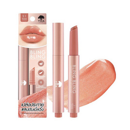 THA BY NONGCHAT ลิปกลอส Bling Bling Shimmer Double Lip Volume 2 กรัม - Tha By Nongchat, ริมฝีปาก