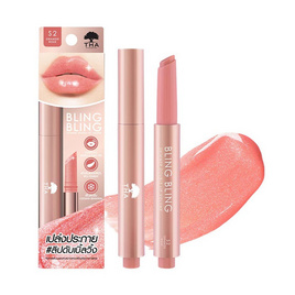 THA BY NONGCHAT ลิปกลอส Bling Bling Shimmer Double Lip Volume 2 กรัม - Tha By Nongchat, ริมฝีปาก