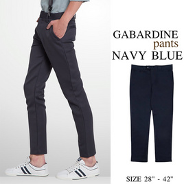 THE ROOM'S - เดอะรูม กางเกงสแล็คขายาว ขากระบอกเล็ก สีกรมท่า - THE ROOM'S, เสื้อผ้าและเครื่องประดับ