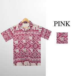 THE ROOM'S - เดอะรูม เสื้อช้าง ลายโซ่ สีชมพู - THE ROOM'S, เสื้อผ้า