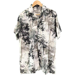 THE ROOM'S เสื้อฮาวายแขนสั้น ผ้าสปัน ลาย Forest - THE ROOM'S, แฟชั่น