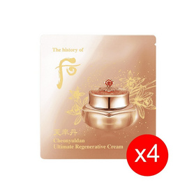 THE WHOO ครีมบำรุงผิว Cheonyuldan Ultimate Regenerative Cream 1มล. (4ซอง) - THE WHOO, ดูแลลบเลือนริ้วรอย