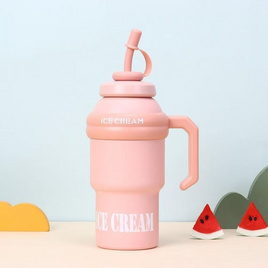 TINTIN SHOP แก้วน้ำเก็บความเย็น Ice Cream B0159 1000 ML - TinTin Shop, อุปกรณ์บนโต๊ะอาหาร