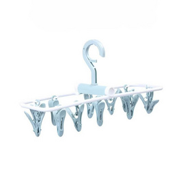 TIN TIN พวงตากผ้าพับได้ 12 หนีบ 1 แถม 1 - TIN TIN, อุปกรณ์ตากผ้า