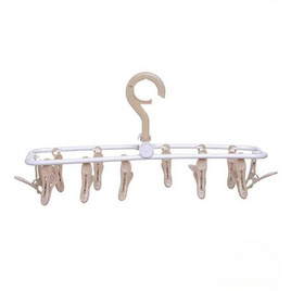 TIN TIN พวงตากผ้าพับได้ 12 หนีบ 1 แถม 1 - TIN TIN