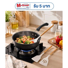 TIN TIN กระทะ ขนาด 19 CM รุ่น Z0152-Black + Set ตะหลิว 3 ชิ้น - TIN TIN, อุปกรณ์ทำครัว