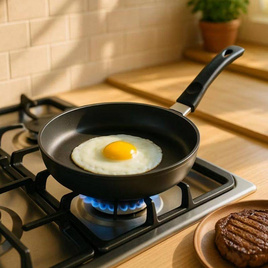 TIN TIN กระทะเทฟล่อนทรงแบน ขนาด 19cm. รุ่น Z0189 - TIN TIN, สินค้าใหม่บ้านและสวน