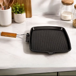 TIN TIN กระทะย่างสเต็ก ขนาด 24 CM. - TIN TIN
