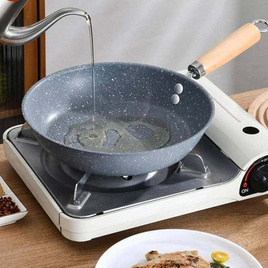 TIN TIN กระทะเทฟล่อนด้ามไม้ ขนาด 25cm. รุ่น B0148 - TIN TIN, สินค้าใหม่บ้านและสวน