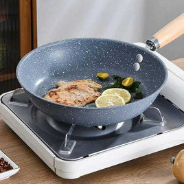 TIN TIN กระทะเทฟล่อนด้ามไม้ ขนาด 27cm. รุ่น B0149 - TIN TIN, สินค้าใหม่บ้านและสวน