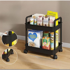 TinTin Shop ชั้นวางของพร้อมล้อเลื่อน+ที่จับ 2 ชั้น - TinTin Shop, จับคู่สินค้า : Household Product