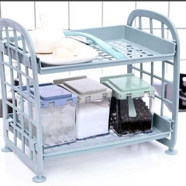 TINTIN SHOP ชั้นวางของพลาสติก 2 ชั้น 1 แถม 1 - TINTIN SHOP, จับคู่สินค้า : Household Product