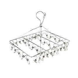 TIN TIN ที่หนีบผ้าทรงเหลี่ยมแบบแขวน 40 หนีบ - TIN TIN, อุปกรณ์ตากผ้า