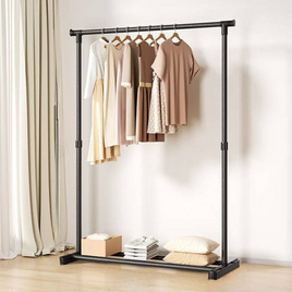 TIN TIN ราวตากผ้า รุ่น JY12 ราว100 ซ.ม สีดำ - TIN TIN, ราวตากผ้า