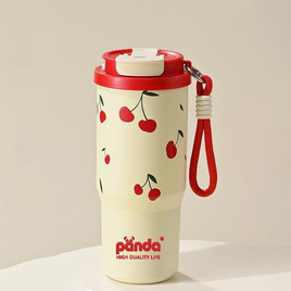 TIN TIN (PANDA) แก้วน้ำสแตนเลสพาสเทล ขนาด 750 ML - TIN TIN