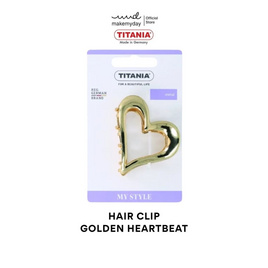 TITANIA Hair Clip กิ๊บหนีบผม สี Golden Heartbea - TITANIA, เครื่องประดับผู้หญิง