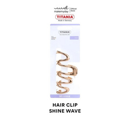 TITANIA Hair Clip กิ๊บหนีบ สีทอง Shine Wave - TITANIA, เครื่องประดับผู้หญิง