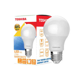 TOSHIBA  หลอด LED Bulb G7 7W วอร์มไวท์ E27 - Toshiba, Toshiba