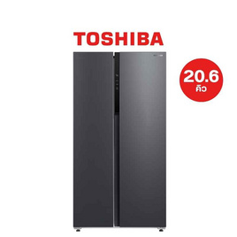 TOSHIBA ตู้เย็น Side by Side ความจุ 20.6 คิว รุ่น GR-RS780WI-PMT(06) - Toshiba