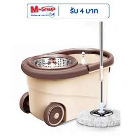 TS Modern Living ชุดถังปั่นสแตนเลส พร้อมไม้ถูพื้น2in1 ปั่นแห้ง-ซักเปียก รุ่น CLEANING10 - TS Modern Living, TS Modern Living Super Brand Sale ราคาพิเศษ