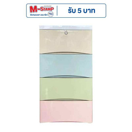 TS Modern Living ตู้ลิ้นชักพลาสติก  4ชั้น - TS Modern Living, ลิ้นชักเก็บของ