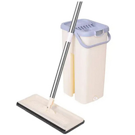 TS Modern Living ไม้ถูพื้นแบบรีดน้ำพร้อมถังปั่น Flat mop รุ่น CLEANING11 - TS Modern Living, อุปกรณ์ทำความสะอาด