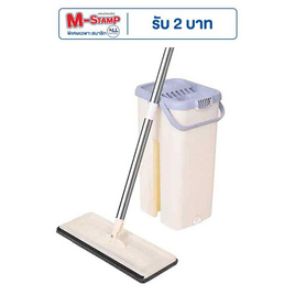 TS Modern Living ไม้ถูพื้นแบบรีดน้ำพร้อมถังปั่น Flat mop รุ่น CLEANING11 - TS Modern Living, ไม้ม็อบและอุปกรณ์