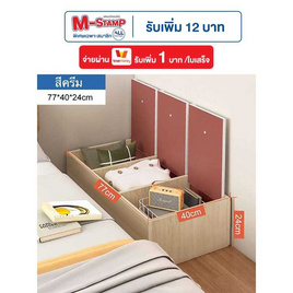 TS Modern Living กล่องเก็บของข้างเตียง ตู้เก็บของสำหรับเสริมท้ายเตียง รุ่น SH0069 - TS Modern Living, เฟอร์นิเจอร์