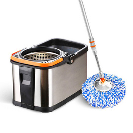 TS Modern Living Spin Mop ชุดถังปั่นสแตนเลส พร้อมไม้ถูพื้นรุ่น CLEANING0001 - TS Modern Living, ไม้ม็อบและอุปกรณ์