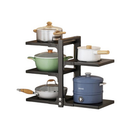 TS Modern living ชั้นวางภาชนะ สีดำ สองด้าน - TS Modern Living, อุปกรณ์จัดเก็บในครัว