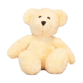 Take Toys Bear ตุ๊กตาหมีขนปุย 11 นิ้ว สี Cream - Taketoys, เกมและของเล่นเด็ก