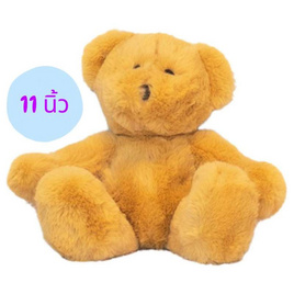 Take Toys Bear ตุ๊กตาหมีขนปุย 11 นิ้ว สี M/Brown - Taketoys, ตุ๊กตา