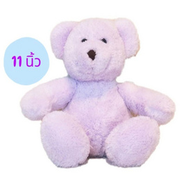 Take Toys Bear ตุ๊กตาหมีขนปุย 11 นิ้ว สี Purple - Taketoys, ของเล่น