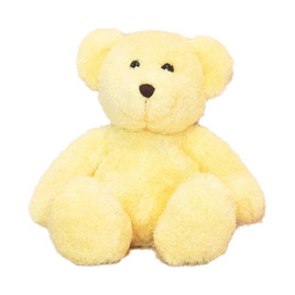 Take Toys Bear ตุ๊กตาหมีขนปุย 11 นิ้ว สี Yellow - Taketoys, ตุ๊กตา