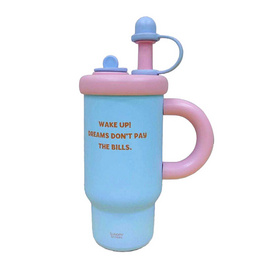 Take toy แก้วน้ำเก็บความเย็น Happy Fun 800ml. - Take toy, บ้านและสวน