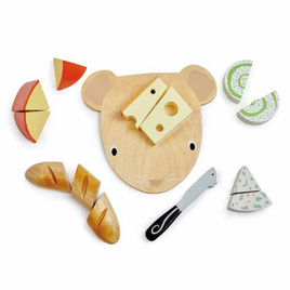 Tender Leaf Toys ของเล่นไม้ ชุดหั่นชีส Cheese Chopping Board - Tender Leaf Toys, ของเล่นเพื่องานอดิเรก