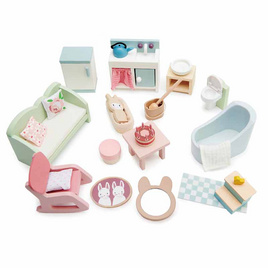 Tender Leaf Toys ของเล่นไม้ บ้านตุ๊กตา ชุดเฟอร์นิเจอร์บ้านตากอากาศ Countryside Furniture Set - Tender Leaf Toys, ของเล่นเพื่องานอดิเรก