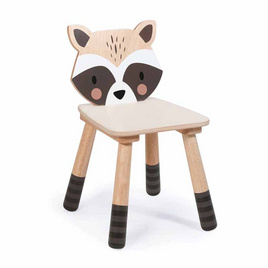 Tender Leaf Toys เฟอร์นิเจอร์เด็ก-ไม้ เก้าอี้ลายแร็กคูนน้อย Forest Raccoon Chair - Tender Leaf Toys, ที่นอนเด็ก/เฟอร์นิเจอร์ และอุปกรณ์สำหรับห้องนอนเด็ก