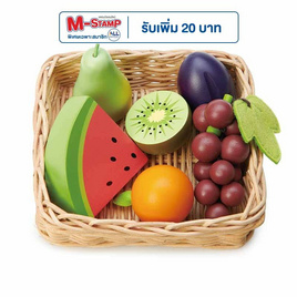 Tender Leaf Toys ของเล่นไม้ ชุดทำอาหาร ตะกร้าหวายผลไม้ Fruity Basket (ของเล่นบทบาทสมมติ) - Tender Leaf Toys, ของเล่นทั่วไป , ของเล่นเพื่องานอดิเรก  (ชื่อเดิม : ของเล่นเพื่องานอดิเรก)